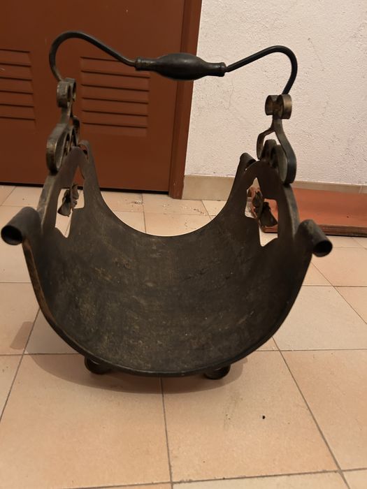 Conjunto de lareira de ferro forjado