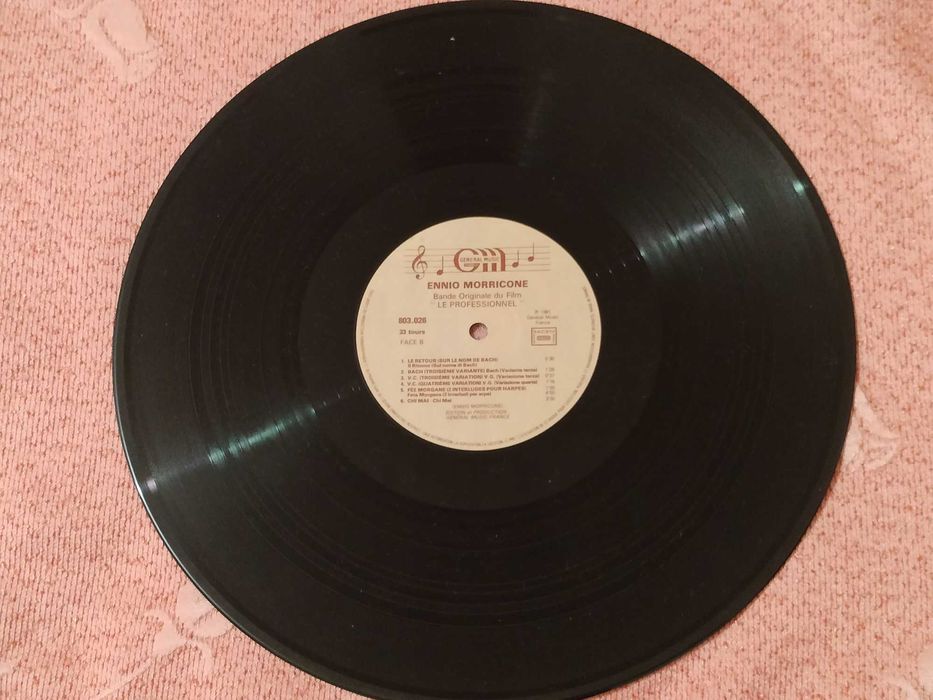 Disco Vinil 1981 Ennio Morricone " Le Professionnel"