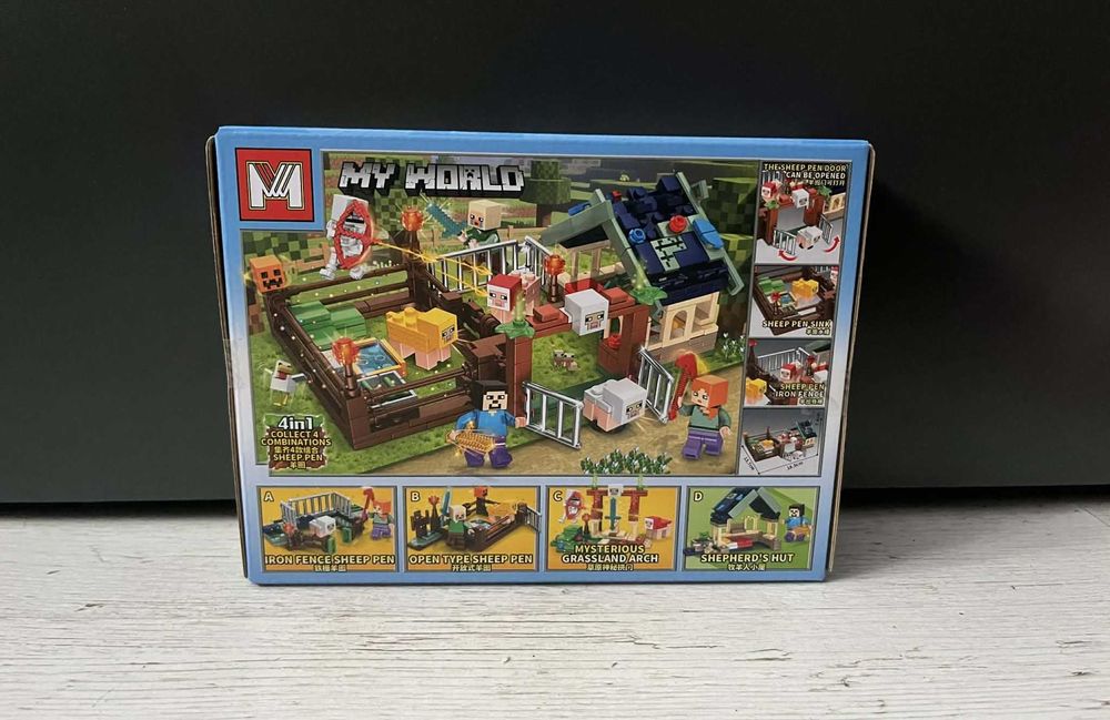 klocki konstrukcyjne z gry minecraft wybieg Namiot Steva 93pcs MG661D