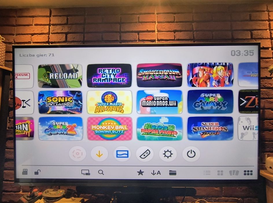 Przerobiona Nintendo Wii BOX 128GB CFW zestaw