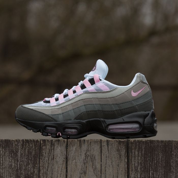 Кросівки Nike Air Max 95 Grey Lack Rose premium | Кроссовки Найк жіночі чоловічі