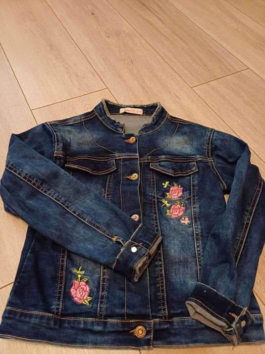Джинсова куртка для дівчинки