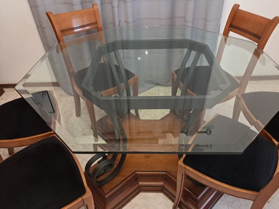 Mesa sala jantar e 6 cadeiras