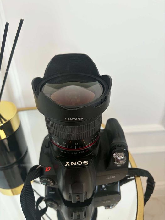 Aparat fotograficzny Sony + obiektyw