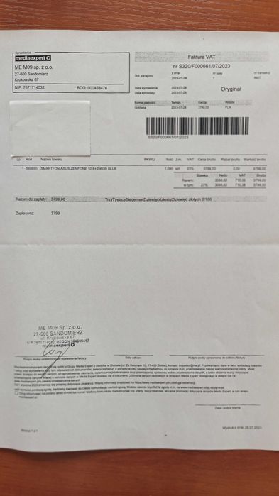 Asus Zenfone 10 8/256 gb