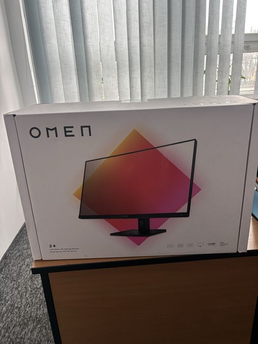 Monitor HP Omen 23.8" 1920x1080px IPS 165Hz 1 ms