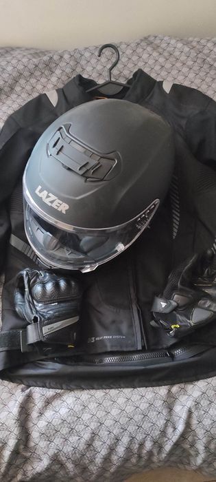 Kurtka Shima L + kask Lazer M + rękawice Shima L + buty 44