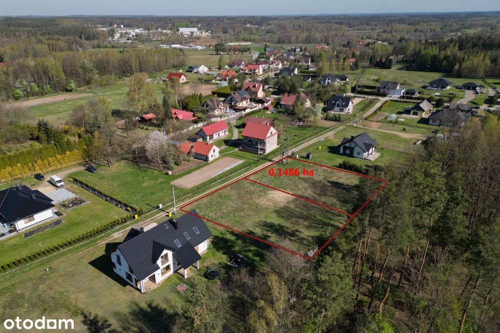 Działka 0,1486 ha Pogórska Wola - Widok 3