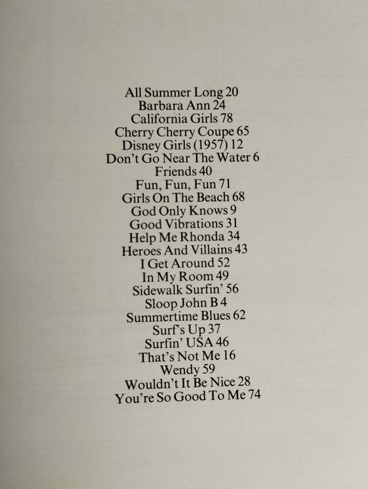 Partituras The Beach Boys, Home Org. Lib. vol.23
