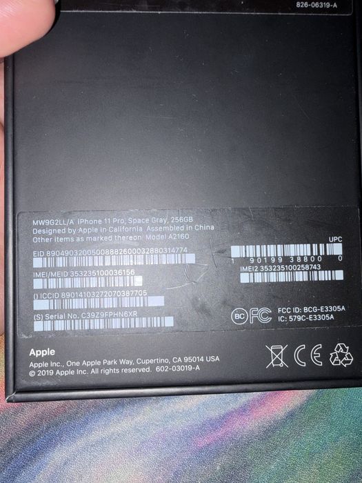 Iphon 11 Pro 256 gb