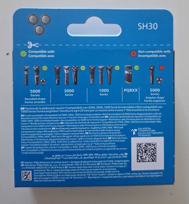 Maquina de barbear Philips serie 3000X + KIT laminas novas selado