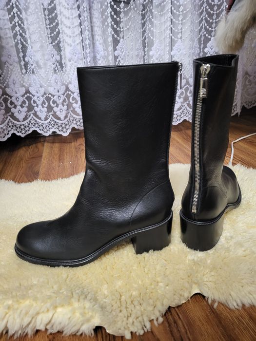 Преміальні шкіряні чоботи navyboot switzerland, made in italy — бездог