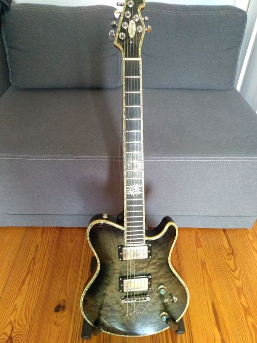 Gitara Indie wykończenie abalonem