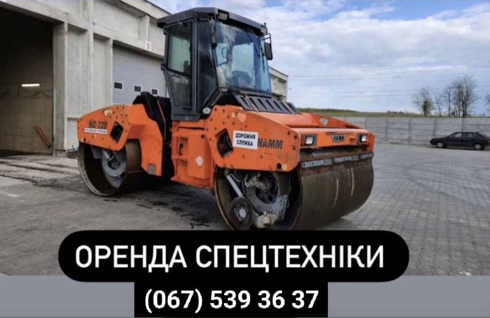 Оренда катка грунтового 13 тон послуги катка 13 тон вібраційного катка
