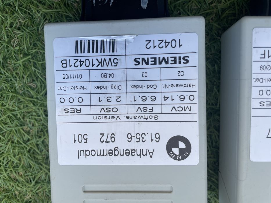 Módulo reboque bmw E60 E61 E90 E91