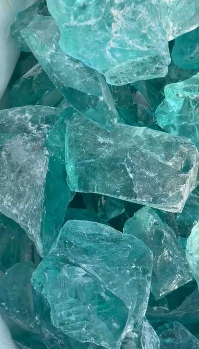 Скло кускове 70-150, ерклез блакитний, эрклез голубой габіони сітка