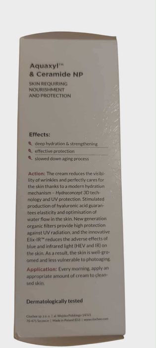 Clochee Nawilżający krem  przeciwzmarszczkowy SPF 50 Simply Nature