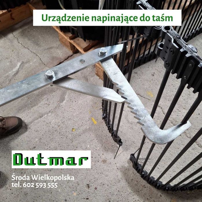 Napinacz do taśmy przenośnika odsiewacza Grimme