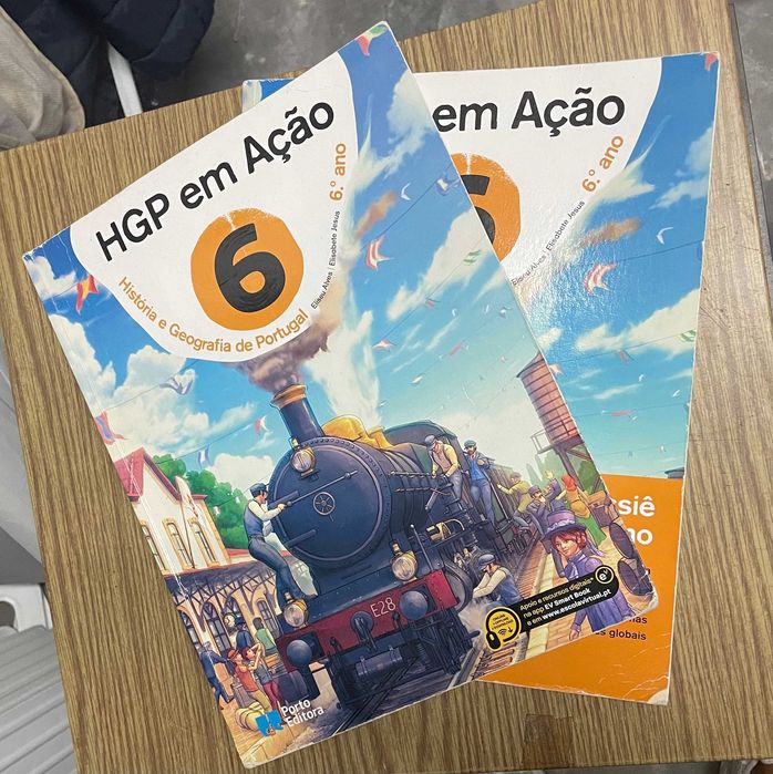 Livros escolares 6º ano