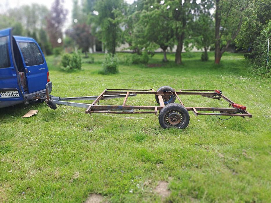 Przyczepa z hamulcem najazdowym wymiary 395x175