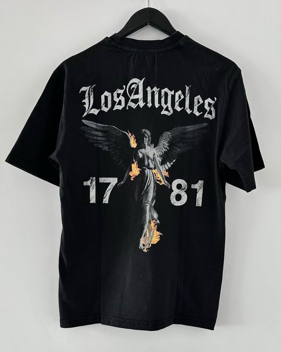 T-shirt Preta Los Angeles