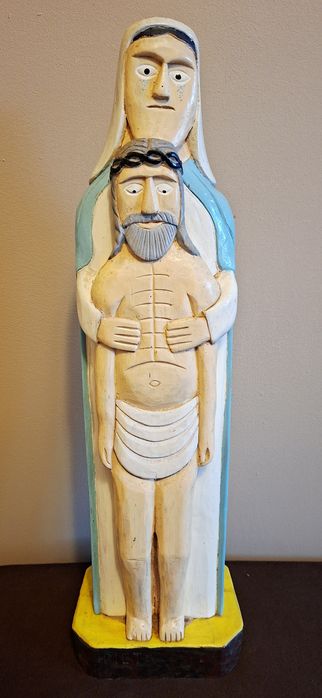 Pieta rzeźba ludowa