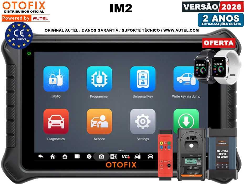 Autel OTOFIX IM2 Máq Diagnóstico OBD + Programação IMMO Chaves (NOVO)