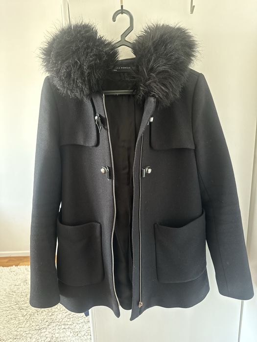 Casaco Preto de Inverno - Zara