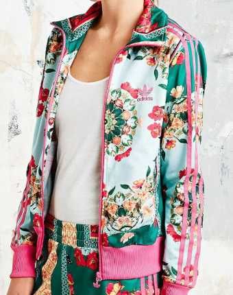 Adidas bluza w kwiaty, motyle  UNIKAT F78105, 36 38