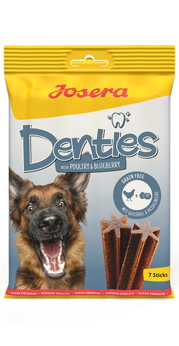 JOSERA Denties z drobiem i jagodami  10X180g