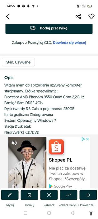 Komputer Stacjonarny Amd Phenom 9500