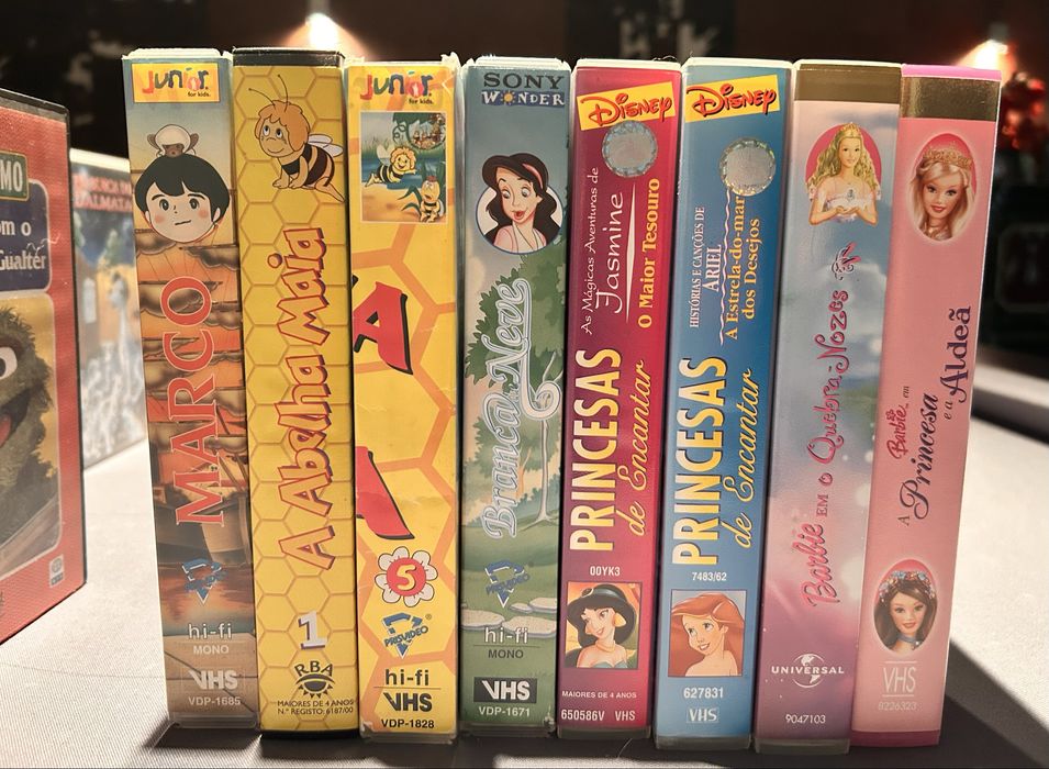 Coleçãa de cassetes VHS - Infantis
