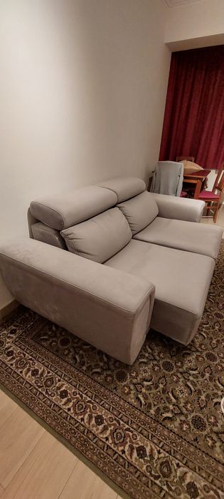 Sofá 3 lugares com com extensível
