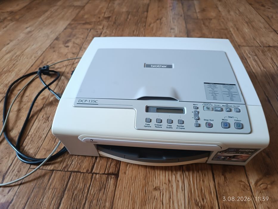 Brother DCP-135C + 3 Nowe Tusze Actis