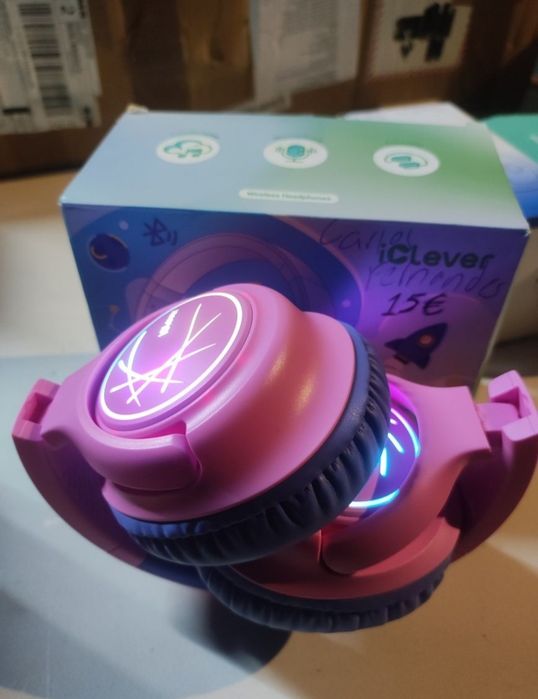 Headphone bluetooth com iluminação