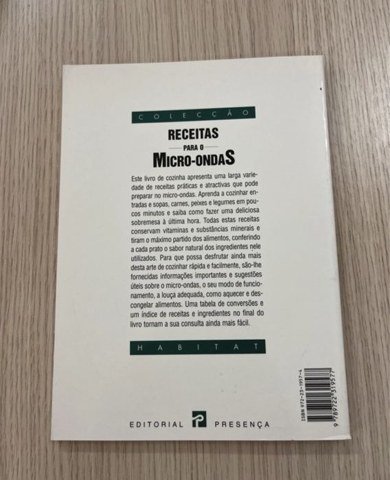 Receitas de micro ondas