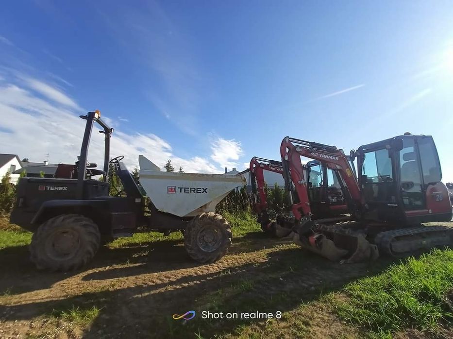 Wynajem Wozidlo/wozidło koleba roboty ziemne koparka