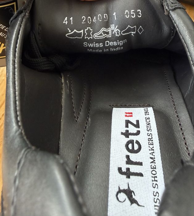 Fretz Swiss GORE-TEX НЕ ПРОМОКАЮТЬ шкіра натуральна 41 розмір демісезо