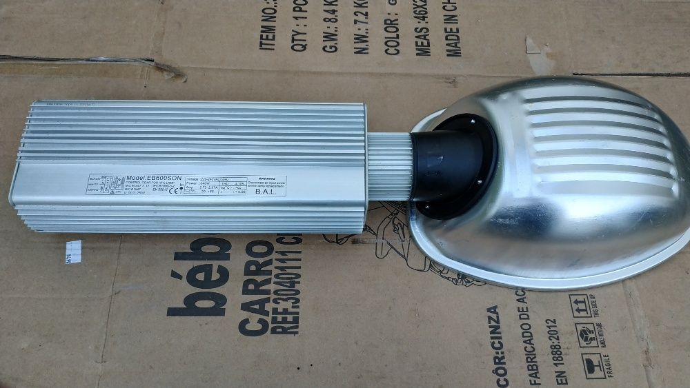 Balastro digital 600w com lampada hps