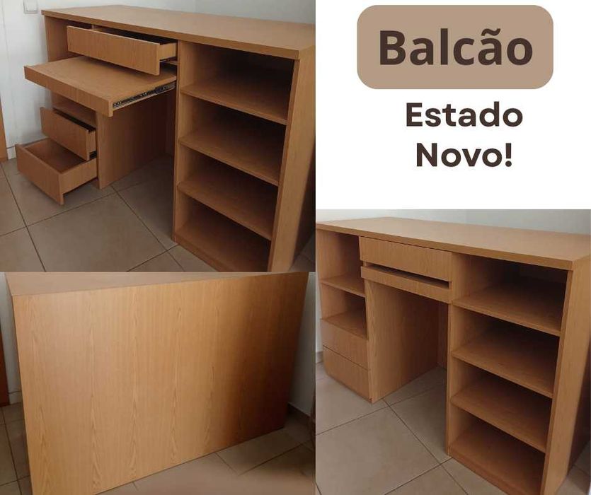 Balcão de Loja 150x60x100 (Estado Novo)