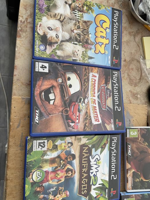 Jogos PlayStation 2 e Wii