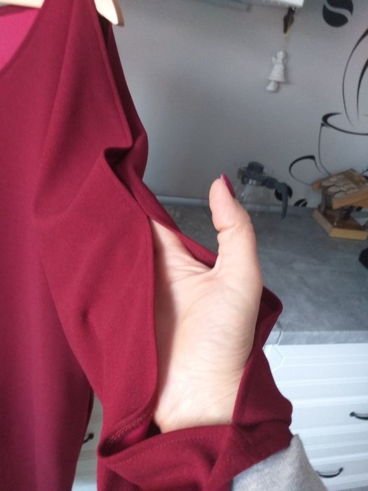 Sukienka damska bordo