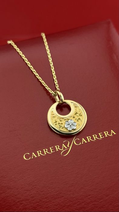 Золоте Кольє Carrera Y Carrera Оригінал з діамантами