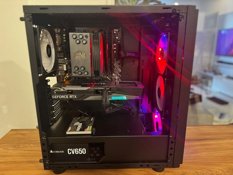 Computador Gaming  Fixo Com Rtx e Ryzen 7