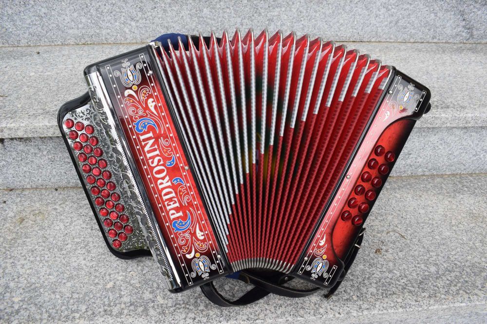 Concertina Pedrosini 4 Voz  Direta Fa La Re