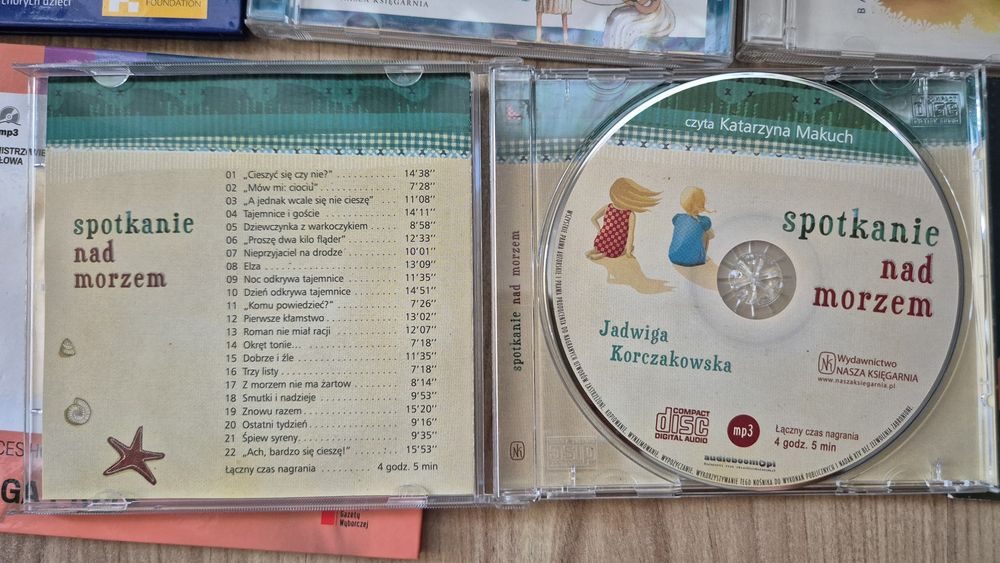 Audiobooki różne CD, mp3