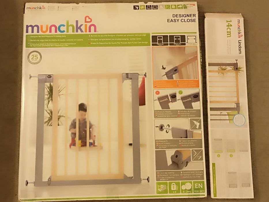 Grade de segurança (82 cm), + extensão (14 cm) - Munchkin