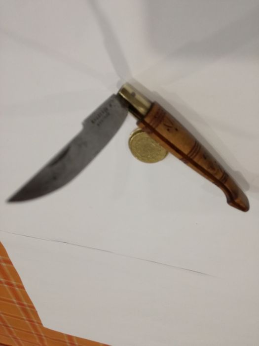 Canivete Coleção " Nontron Chaperon" Lâmina Aço Carbono