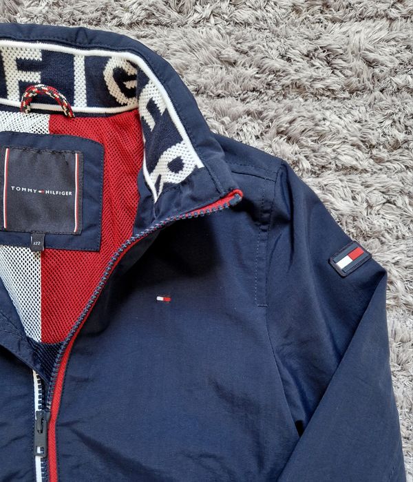 Kurtka Tommy Hilfiger roz. 122 jesienna wiosenna jak nowa