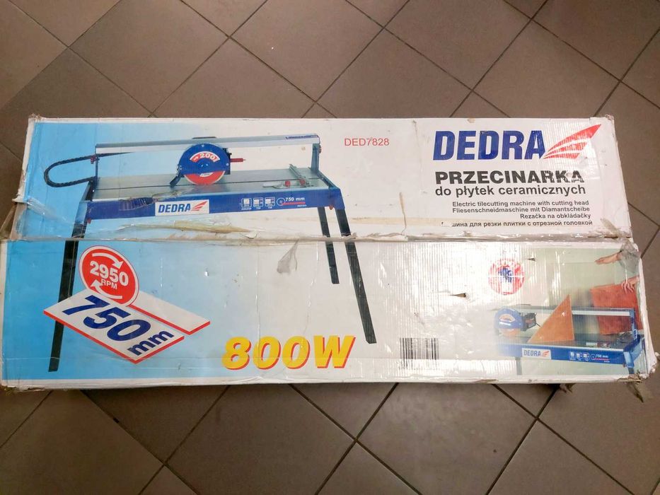 Przecinarka wodna do glazury DEDRA DED7828, 800W + opakowanie